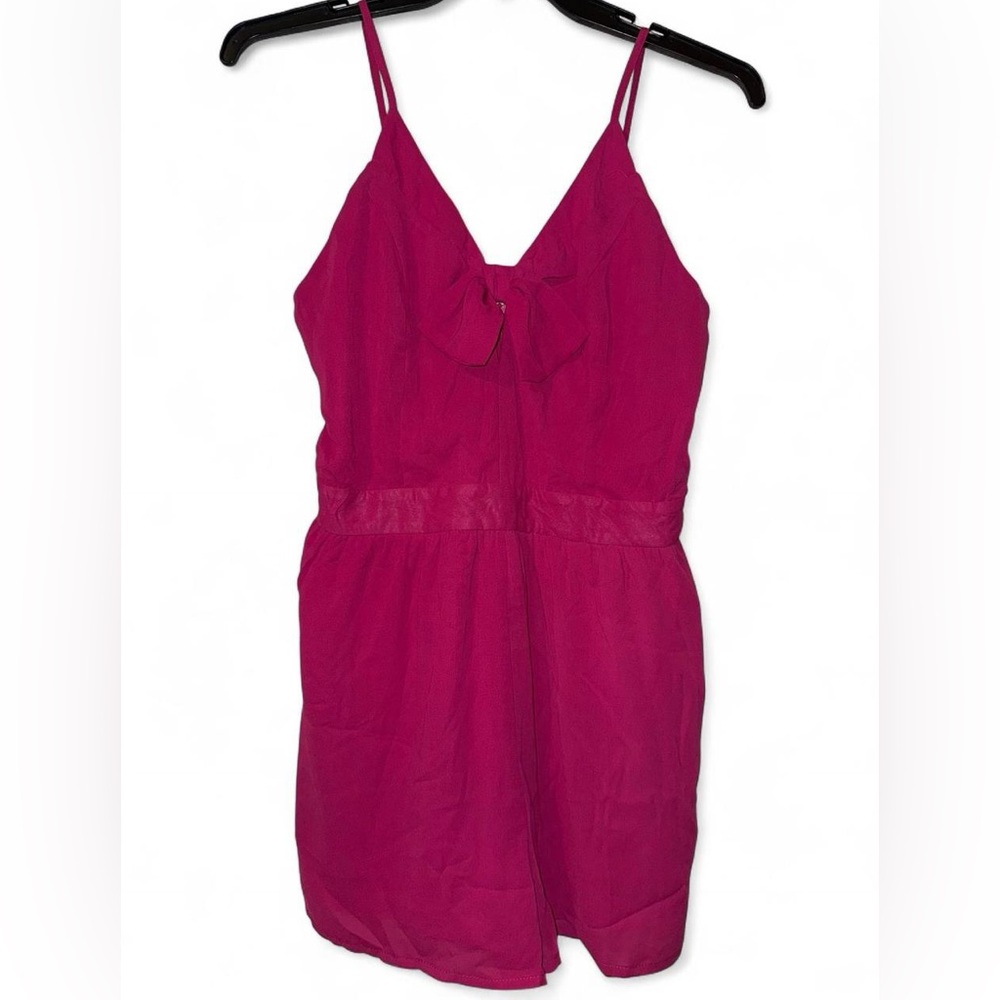 Elegant Hot Pink Romper